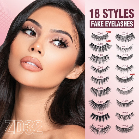 Self Adhesive False Eyelashes Reusable Extension