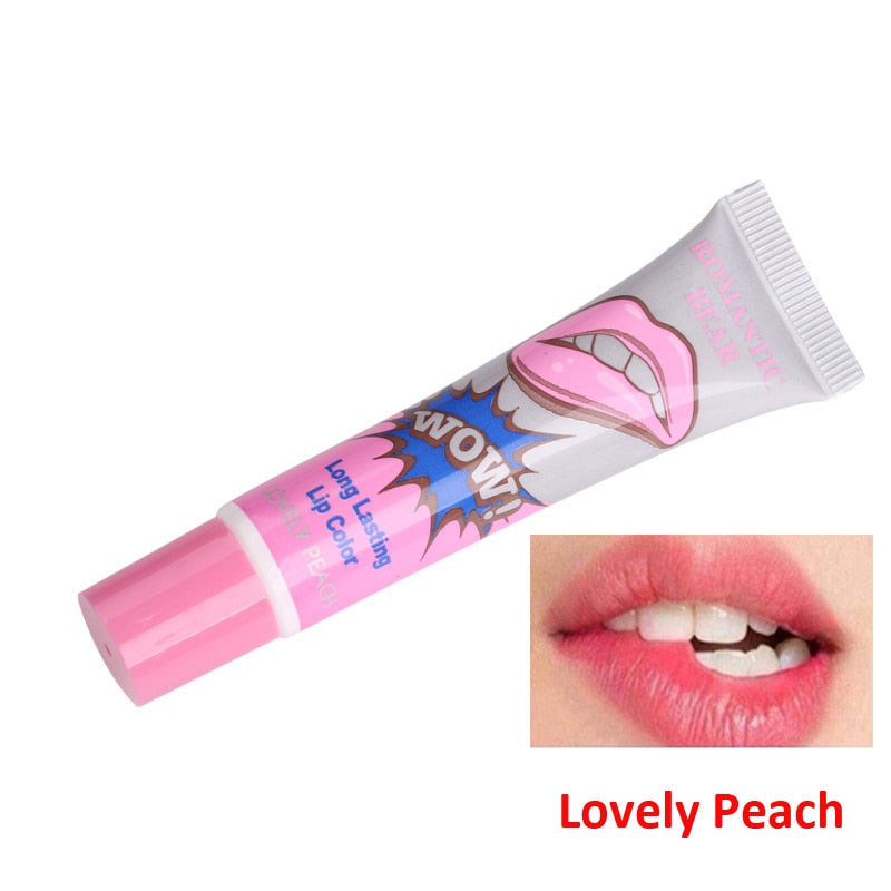 Romantic Bear 6 Colors Peel Off Lipstick