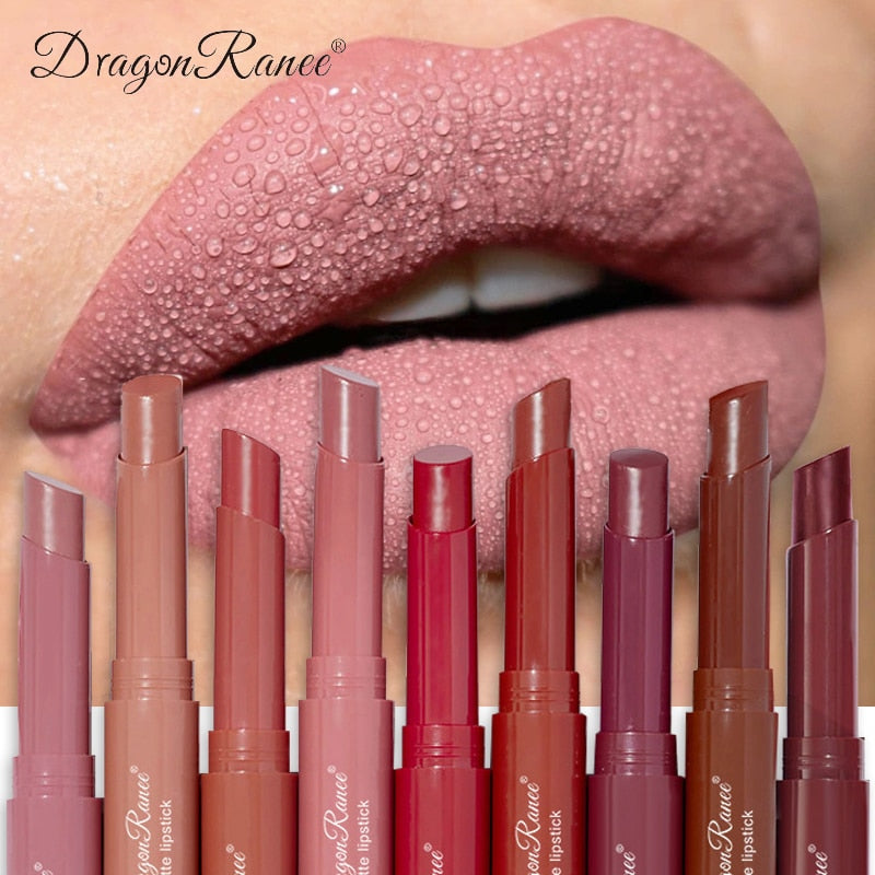 12 Color Matte Lipstick Nude Pink Matte