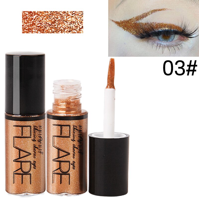 5 Colors Waterproof Glitter Liquid Eyeliner