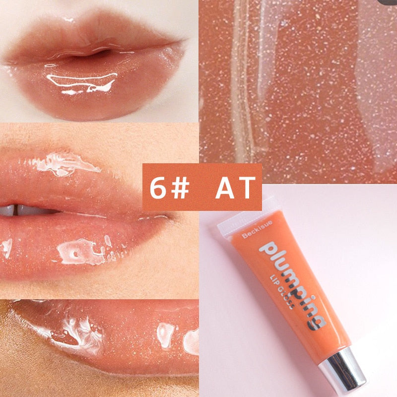 Gloss Glitter Lipstick Cherry Mineral Oil
