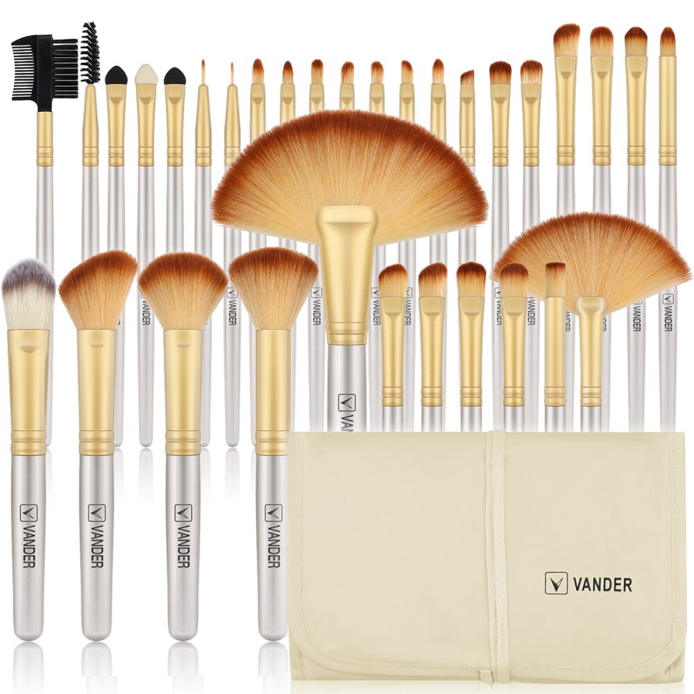 32Pcs Makeup Brushes Soft Fluffy Cosmetics Tools