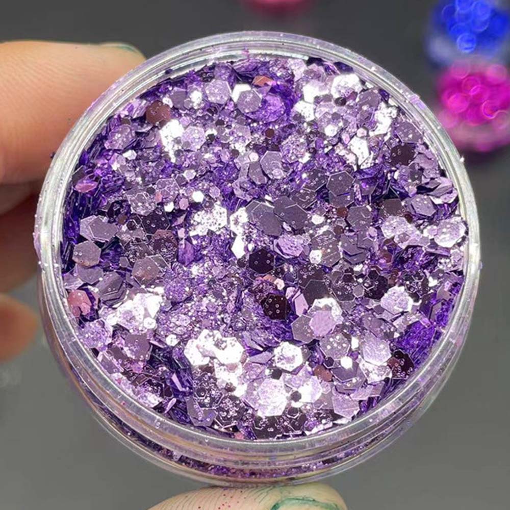 10g/Bag Iridescent Art Glitter Sequins Holographic Nail