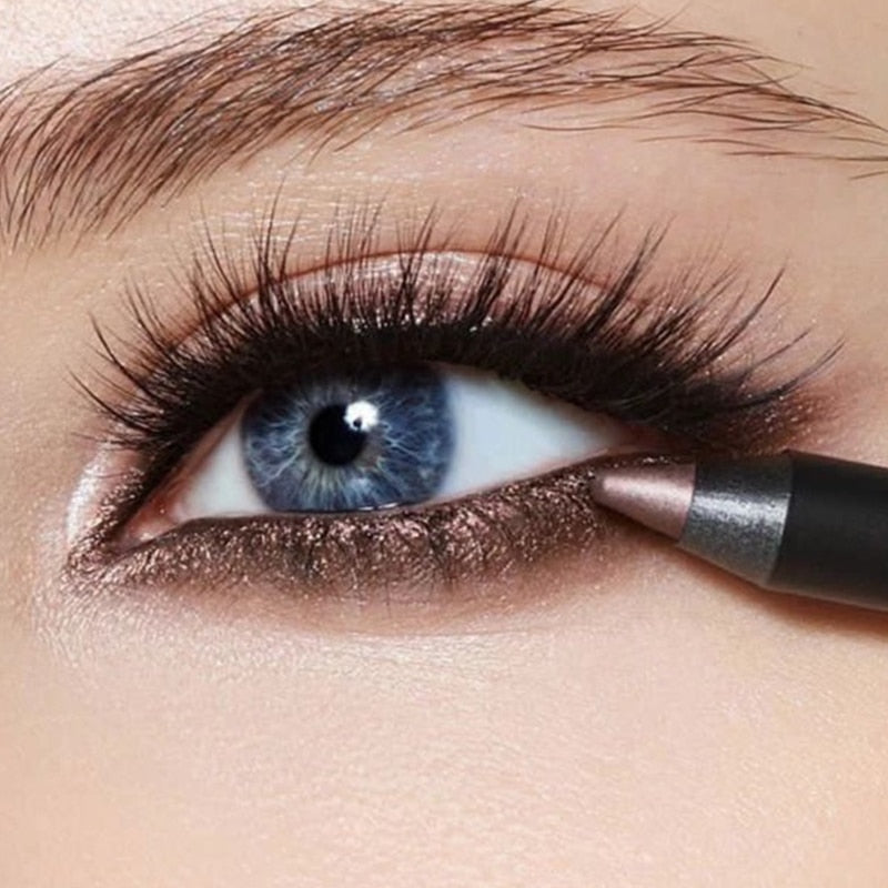 15 Color Pearlescent Pencil Waterproof Eye Shadow