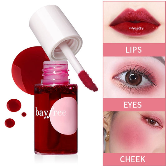 Korean Moisturizing Jelly Lasting Cherry Red Pink Liquid Lipstick