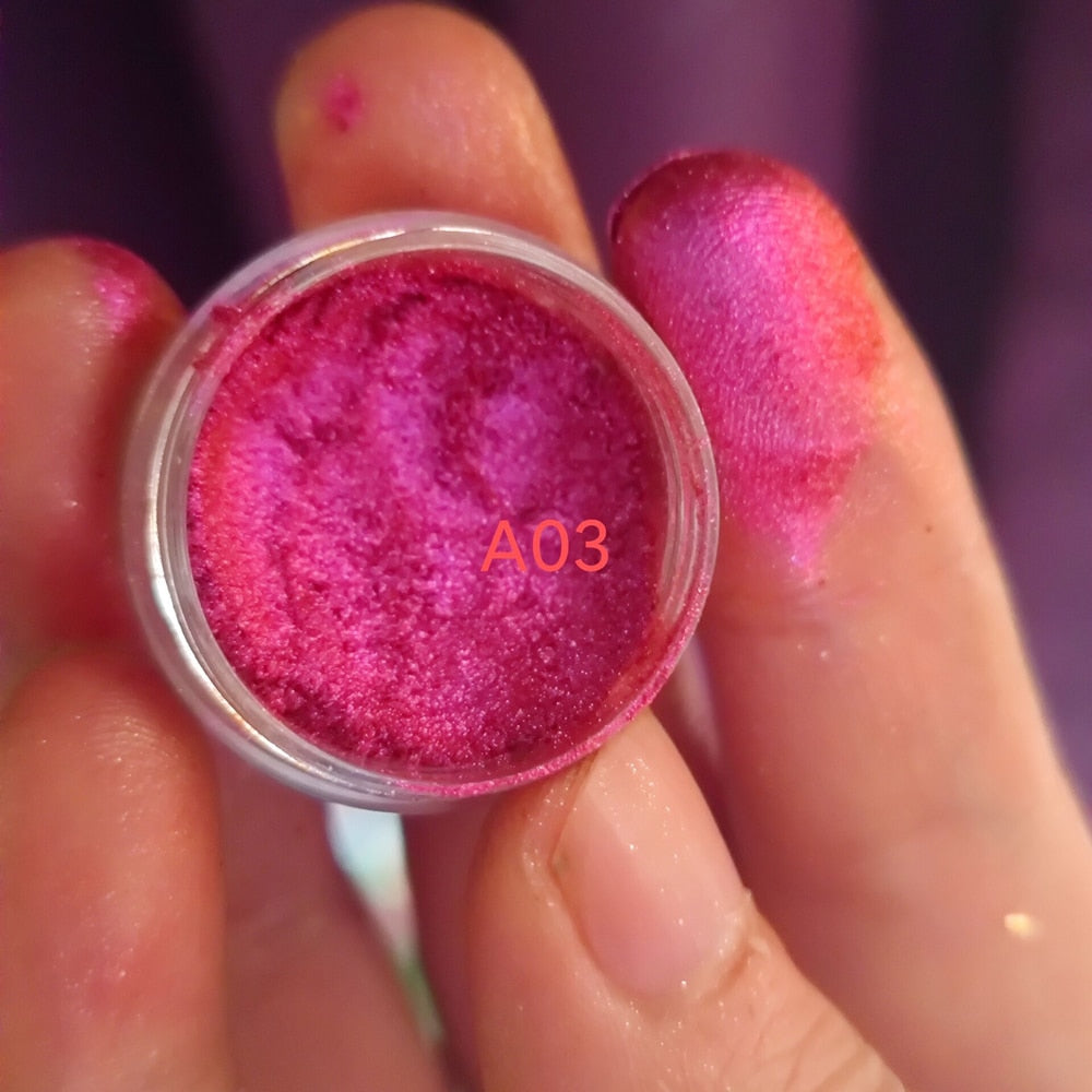 1Jar Crystal Diamond Powder Rainbow Shiny Nail