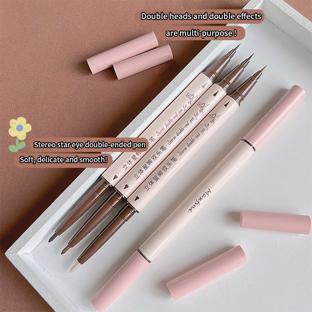 2-in-1 Eyeliner Pen Long Lasting