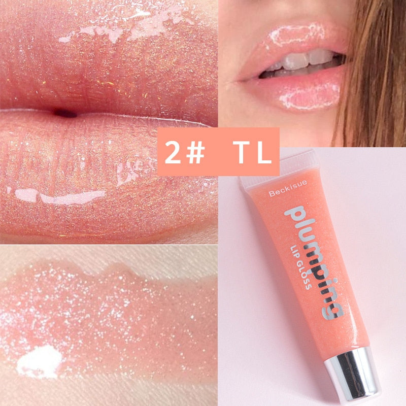 Gloss Glitter Lipstick Cherry Mineral Oil