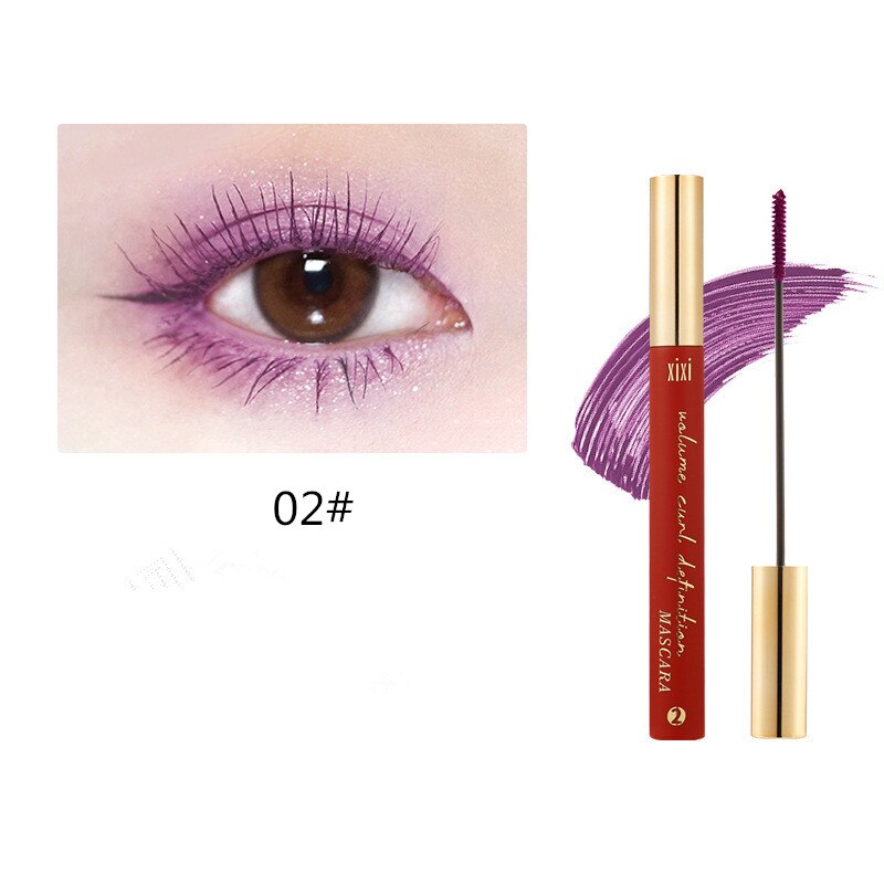 Waterproof Blue Mascara Fast Dry Eyelashes Curls Cosmetics