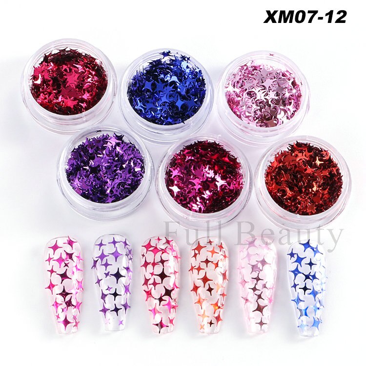 Glitter Sandy Sugar Powder Black White Silver Grainy Shinning Sequins