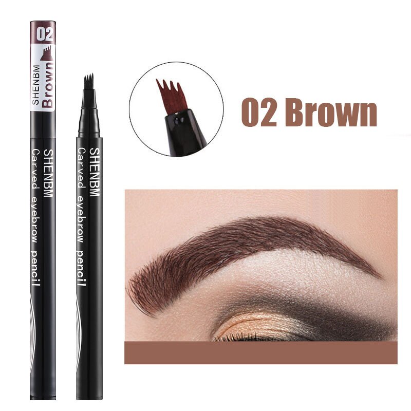Waterproof 4 Points Eyebrow Pen