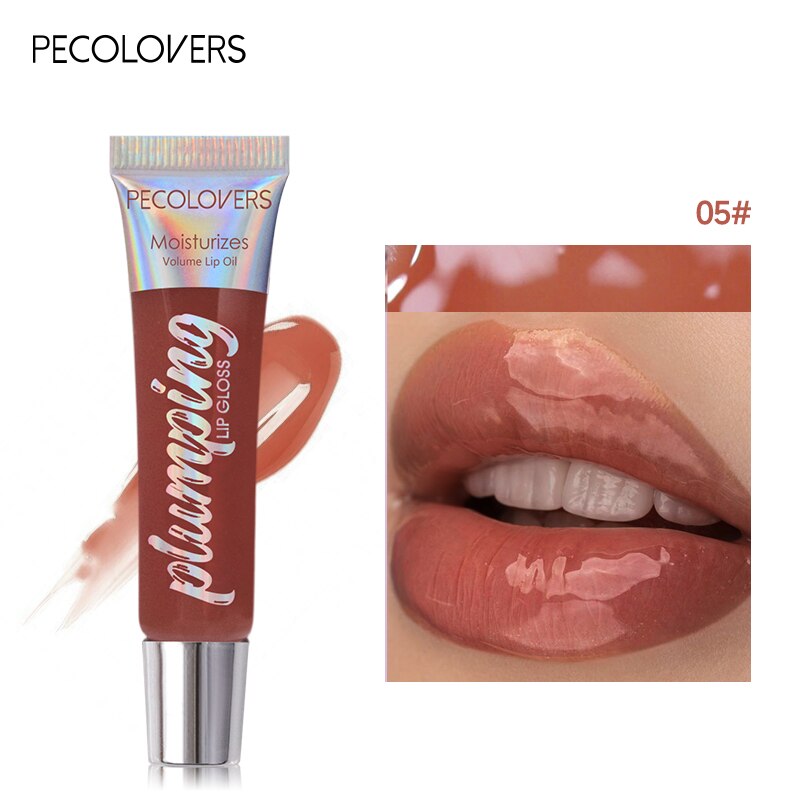 Lip Gloss Moisturizing Lip Plumper Gloss Bomb Universal Lip Luminizer Long Lasting Glitter Liquid Lipstick10 Colors
