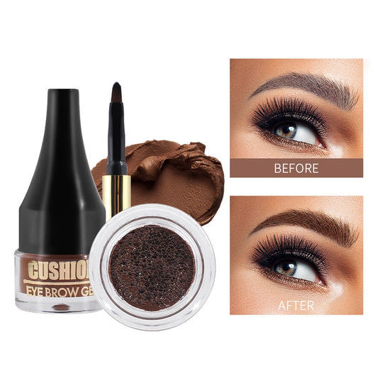 Air Cushion Eyebrow Cream Enhancers Waterproof Dyeing Brow
