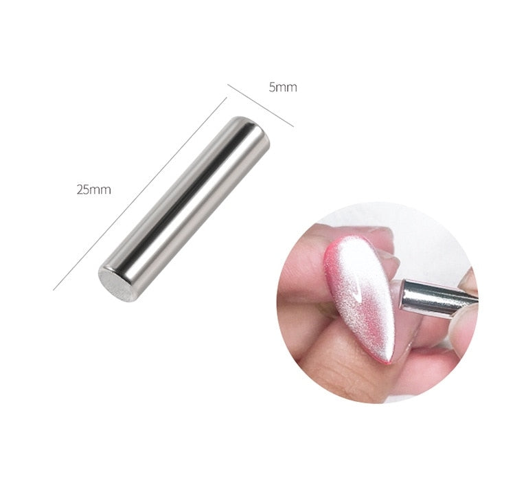 8ml 9D Rainbow Cat Magnetic Gel Pink Purple Blue Magnetic Nails
