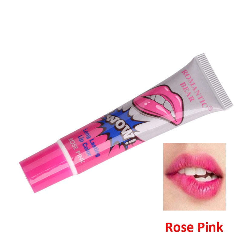 Romantic Bear 6 Colors Peel Off Lipstick