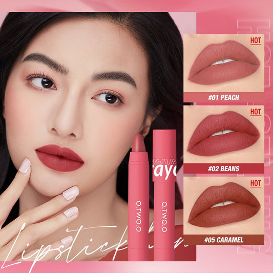 Lipstick Pencil Lip Liner 6 Colors Velvet Matte