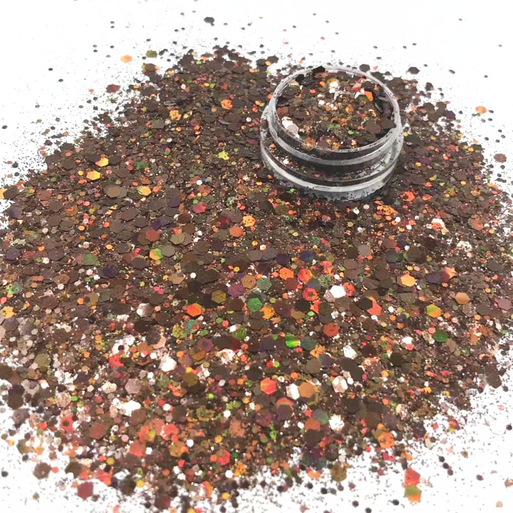 10g/Bag Iridescent Art Glitter Sequins Holographic Nail