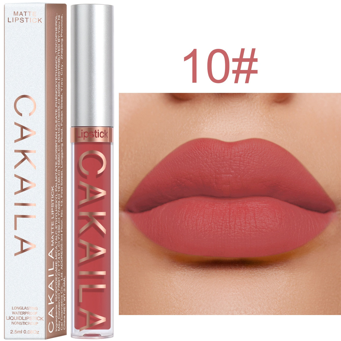 Gloss Long Matte Pink Velvet Lipstick