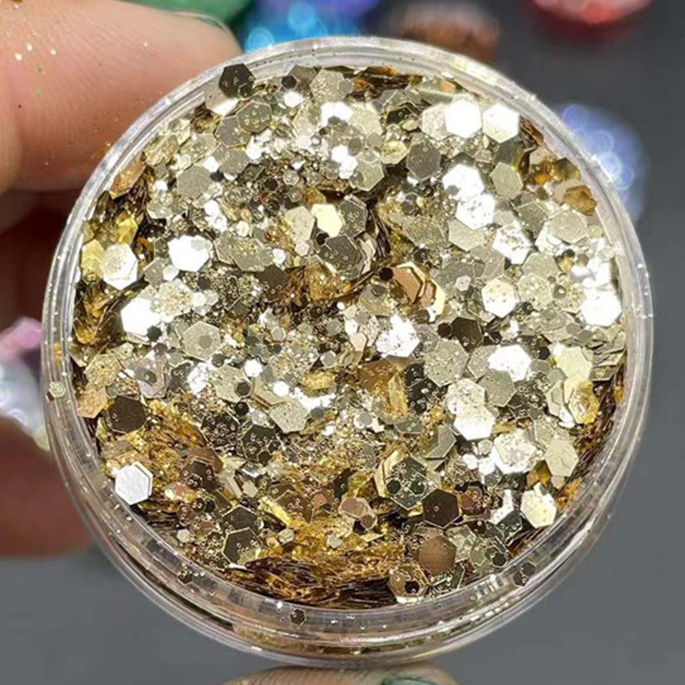 10g/Bag Iridescent Art Glitter Sequins Holographic Nail