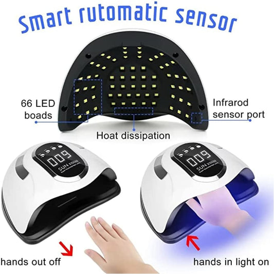 Sun X10 Max UV LED Nail Lamp Drying Gel Nails