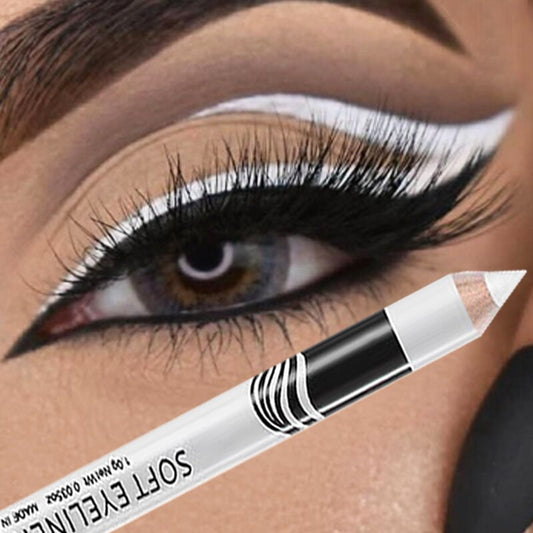 Waterproof White Eyeliner Pencil Long-Lasting