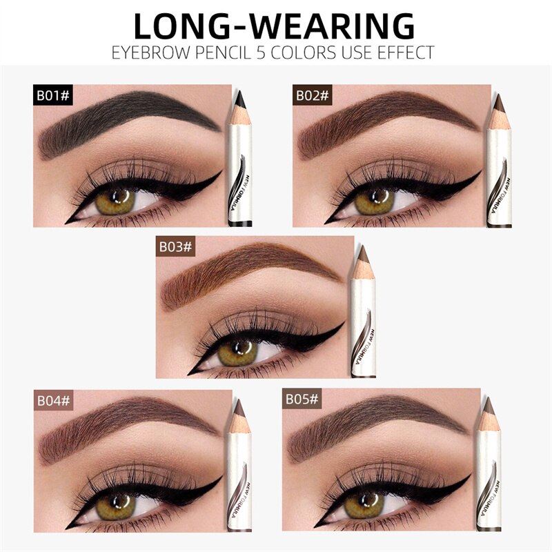 5 Colors Makeup Menow Eyebrow Pencil