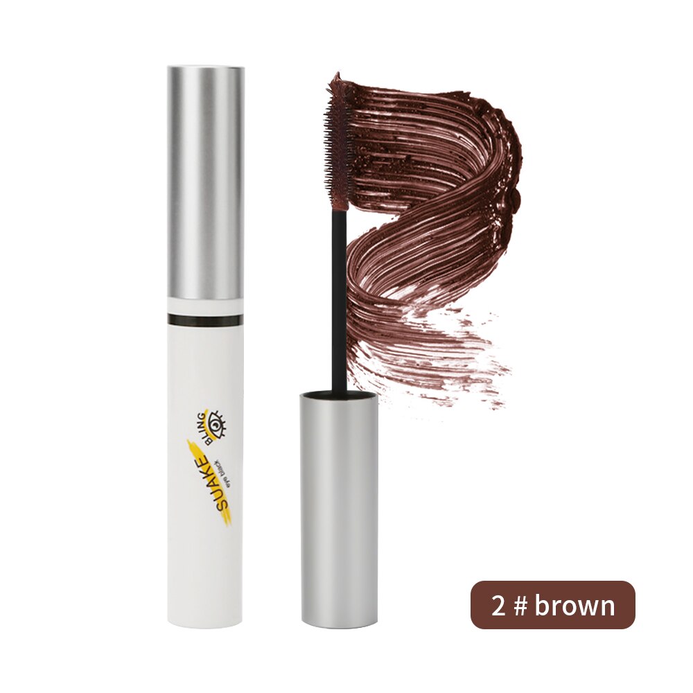 Waterproof Blue Mascara Fast Dry Eyelashes Curls Cosmetics