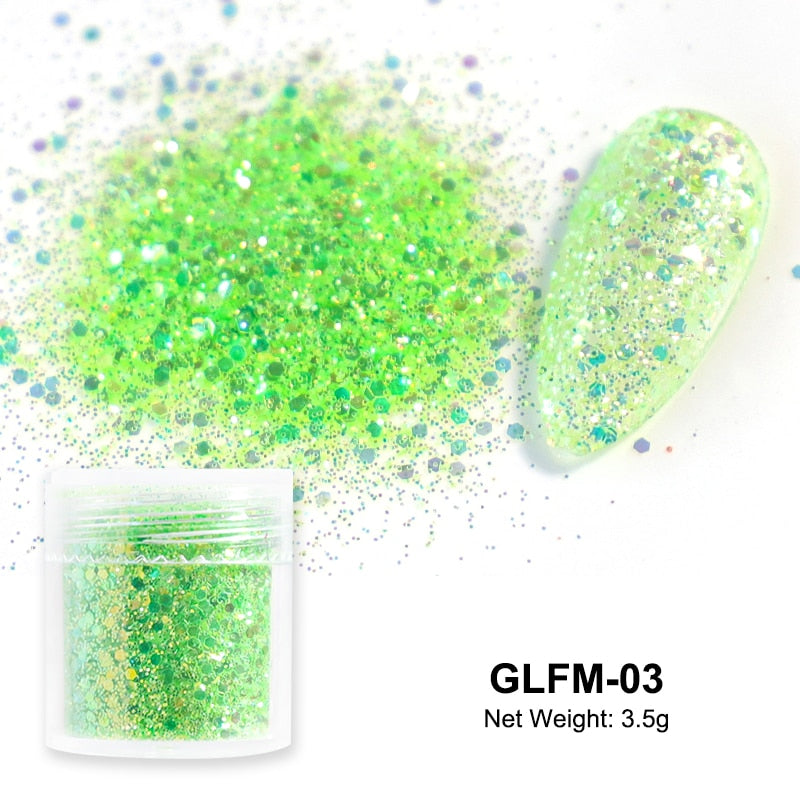 3.5g Iridescent Sugar Nail Glitter