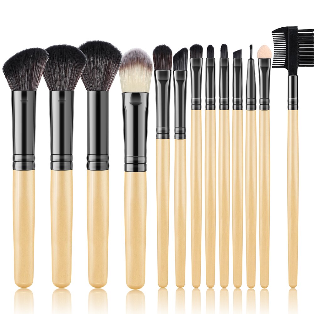 13Pcs Makeup Brushes Purple Set