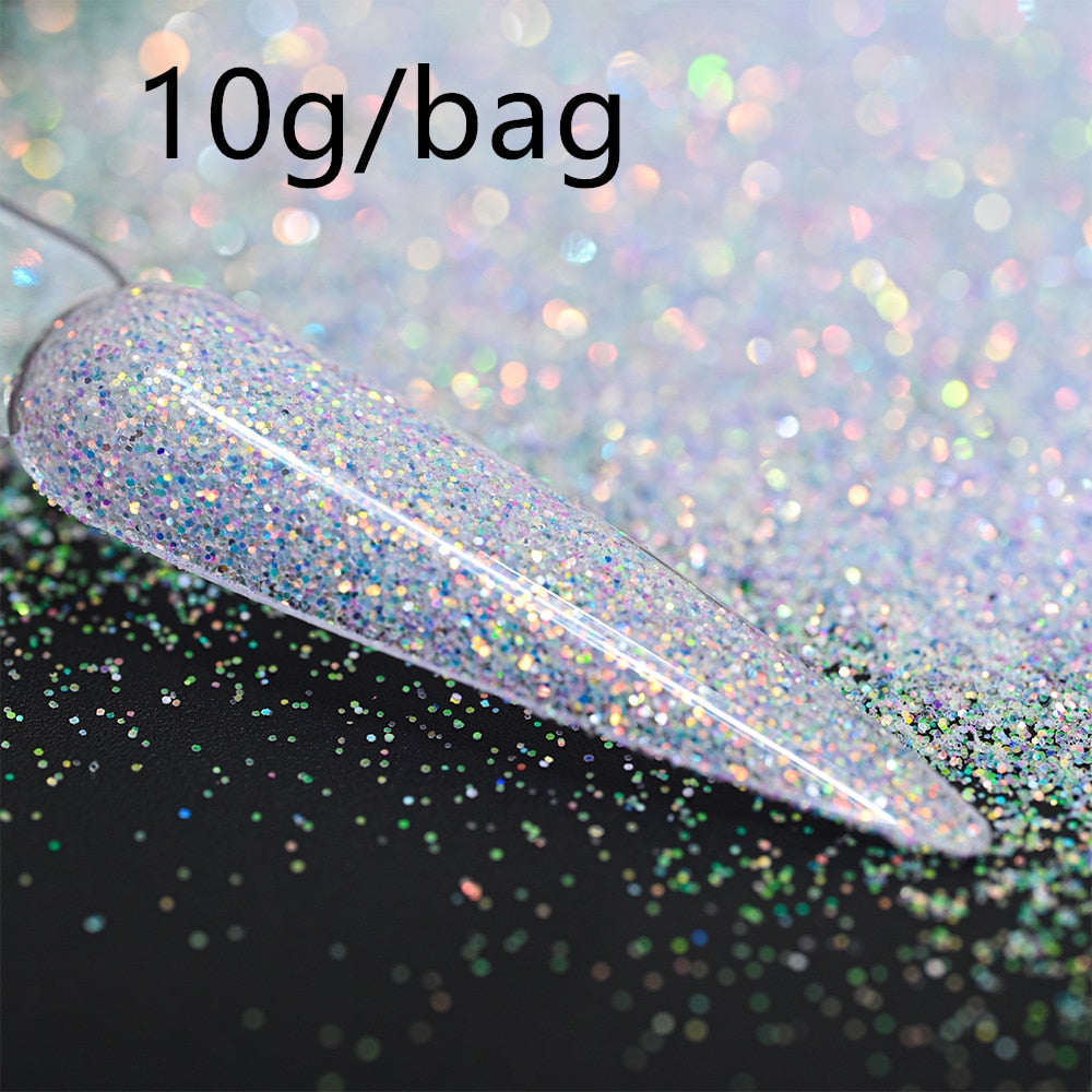 10g UV Color Changing Glitter  Mixed Nail