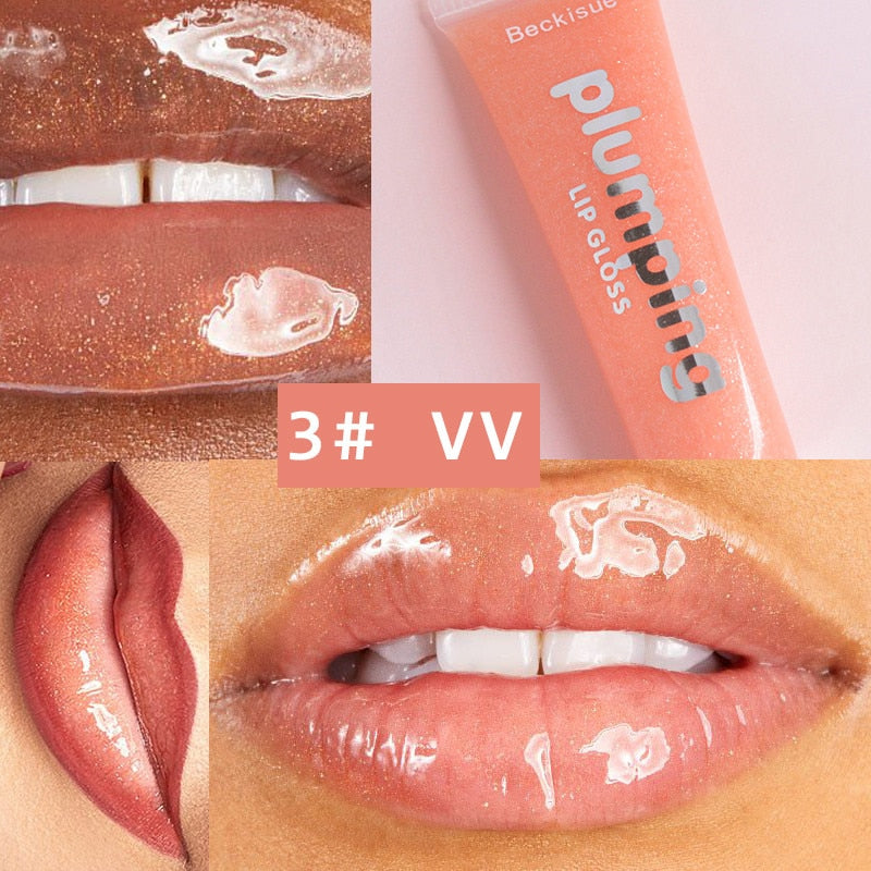 Gloss Glitter Lipstick Cherry Mineral Oil