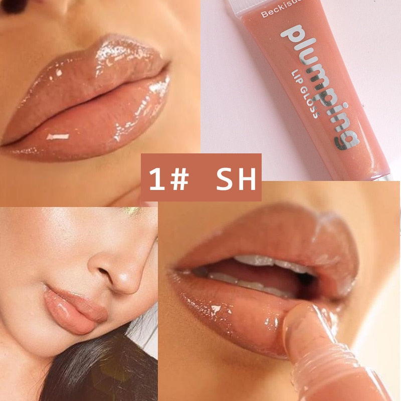 Gloss Glitter Lipstick Cherry Mineral Oil