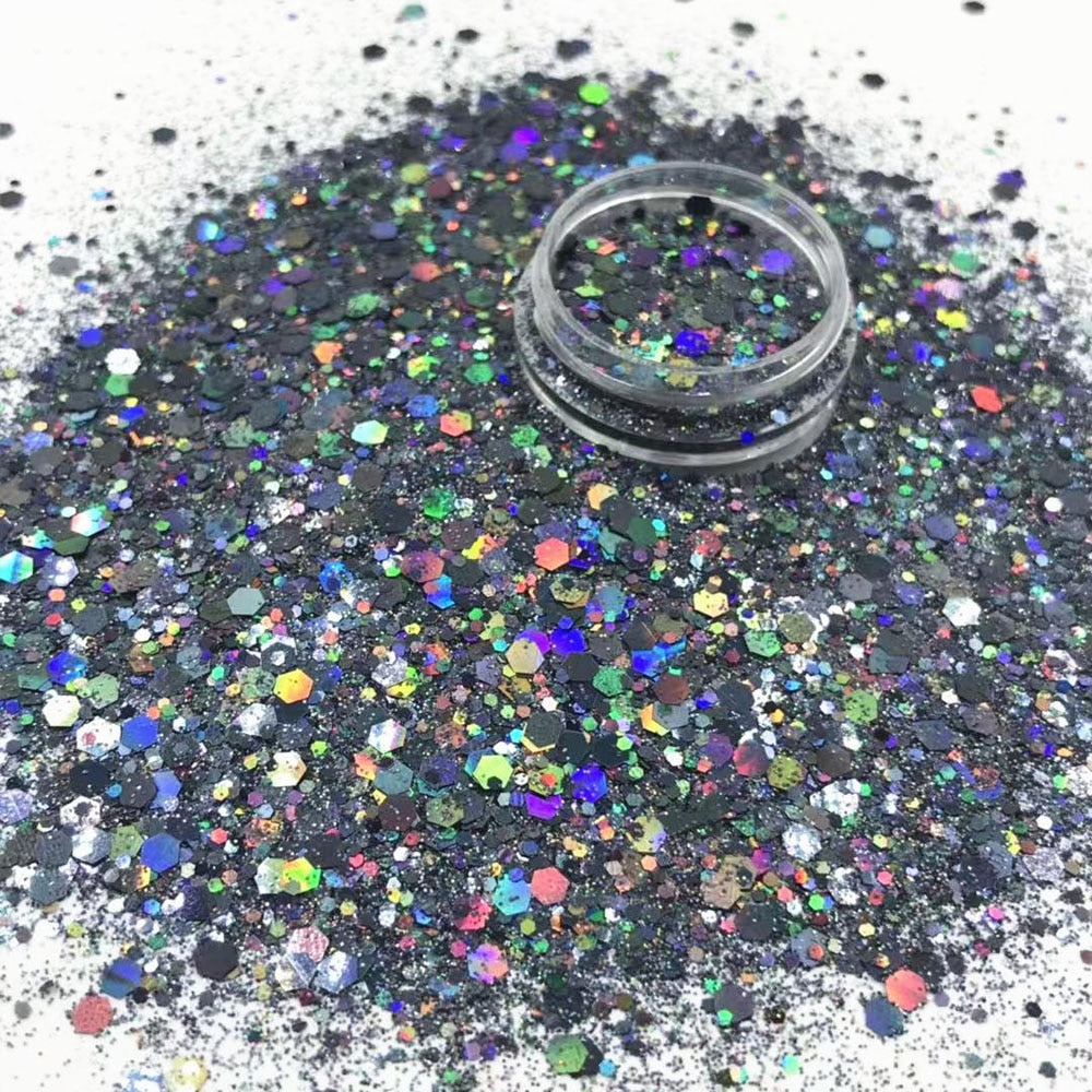 10g/Bag Iridescent Art Glitter Sequins Holographic Nail