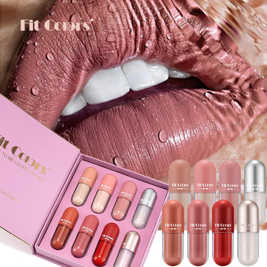 Nude Matte Mini Capsules Lip Gloss Waterproof