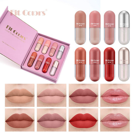 Nude Matte Mini Capsules Lip Gloss Waterproof