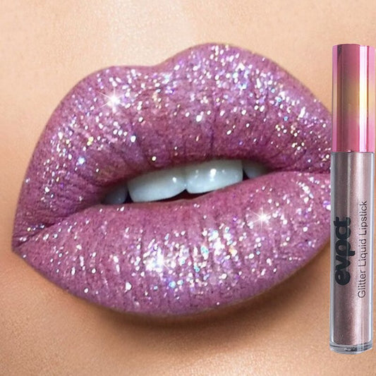 1PC Glitter Diamond Liquid Waterproof Lipstick