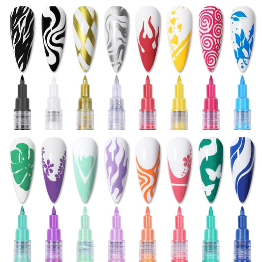 1 Pc Waterproof Nail Art Graffiti Pen