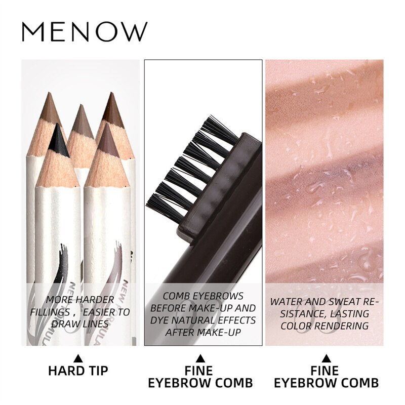 5 Colors Makeup Menow Eyebrow Pencil