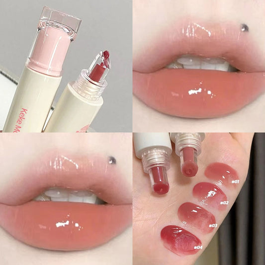Jelly Lip Gloss Tube Pigments Lip Care Moisturizing