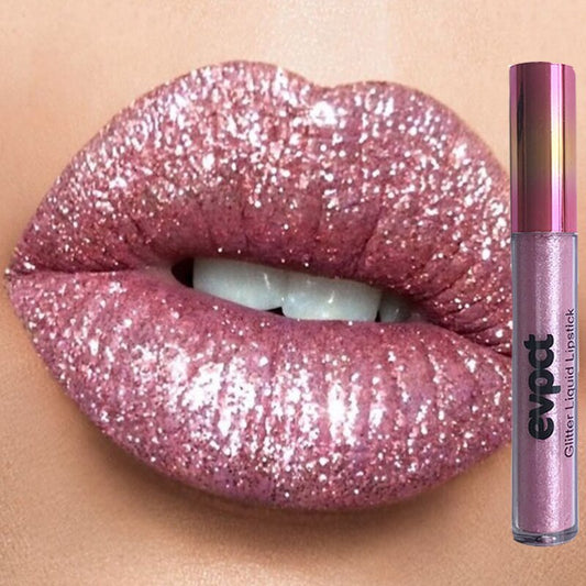 1PC Glitter Diamond Liquid Waterproof Lipstick