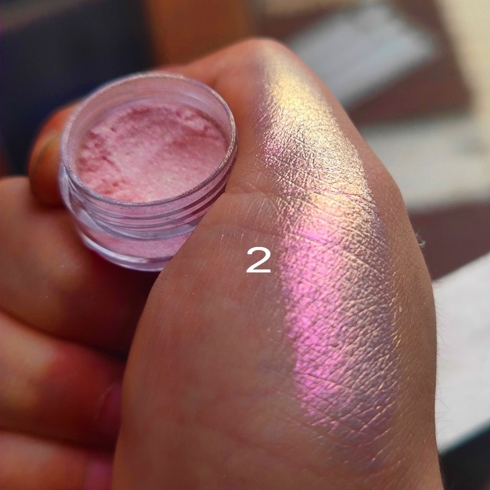 1Jar Crystal Diamond Powder Rainbow Shiny Nail