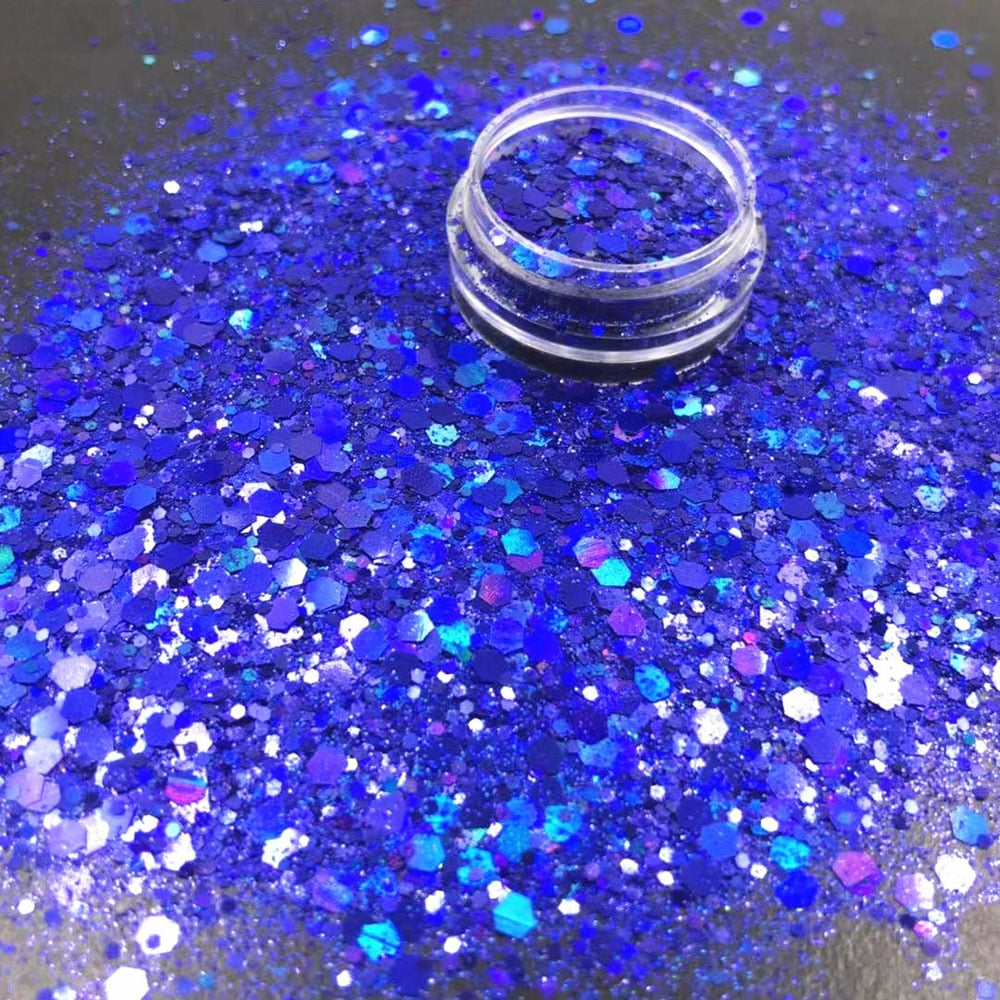 10g/Bag Iridescent Art Glitter Sequins Holographic Nail