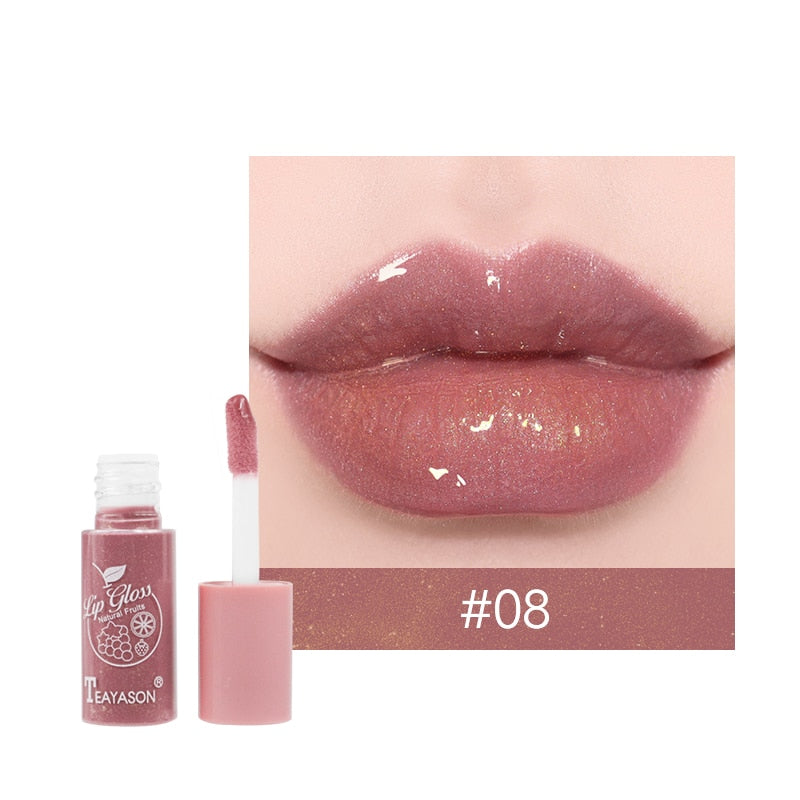 3D Lip Gloss Holographic Lip Plumping Shiny Pearl