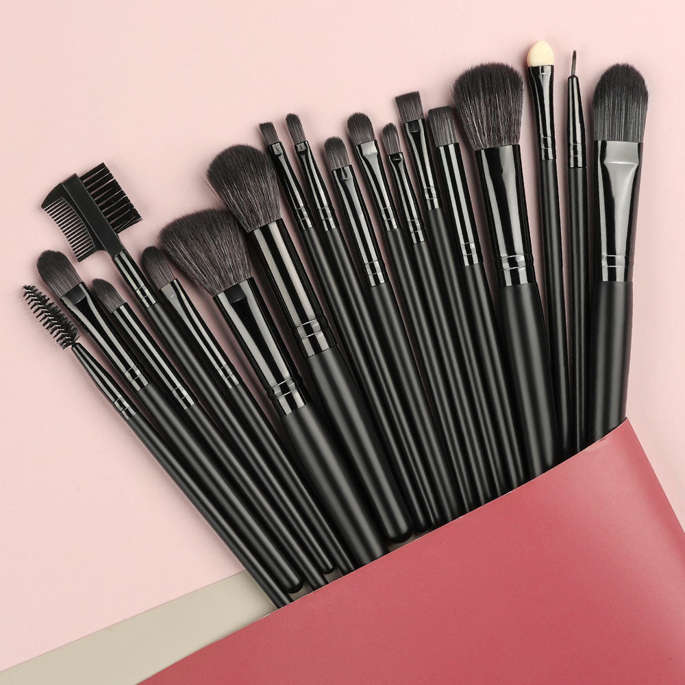 New Blue Soft Fluffy Makeup Brushes Set