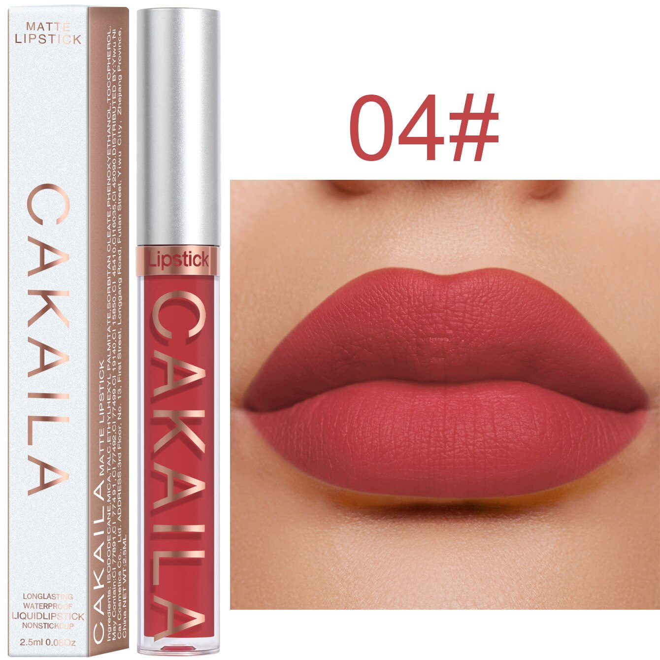 Gloss Long Matte Pink Velvet Lipstick