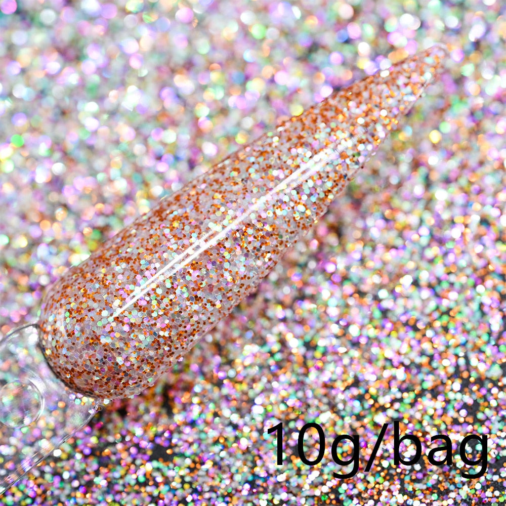10g UV Color Changing Glitter  Mixed Nail