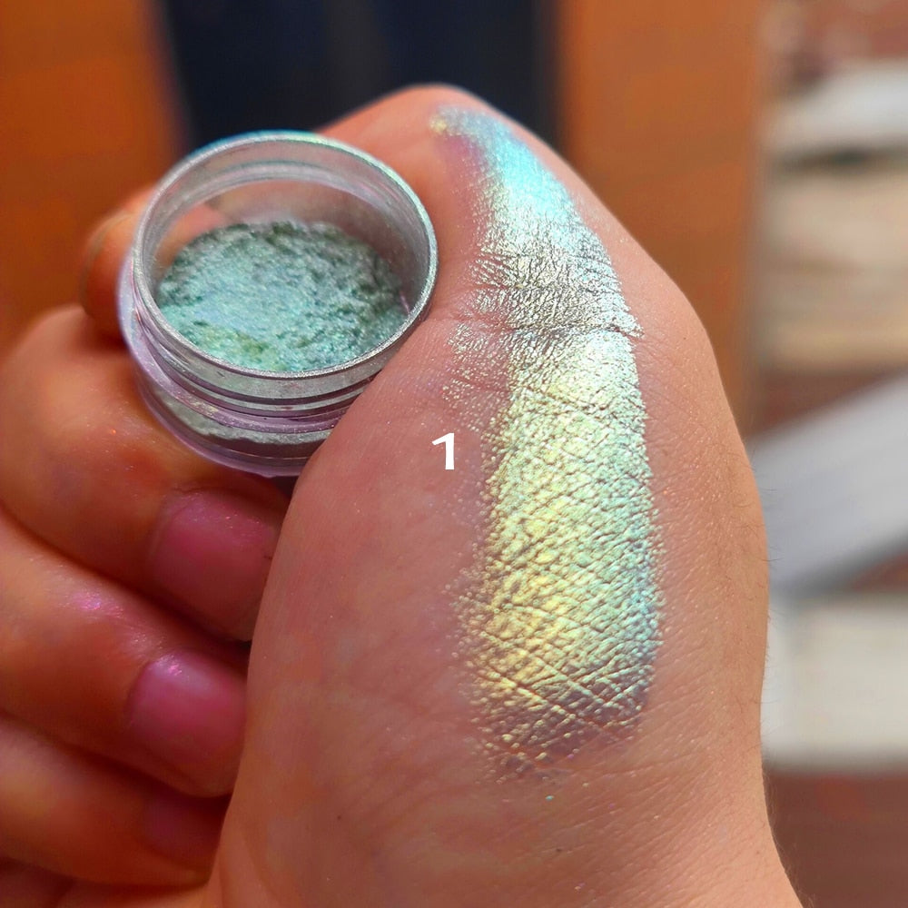 1Jar Crystal Diamond Powder Rainbow Shiny Nail