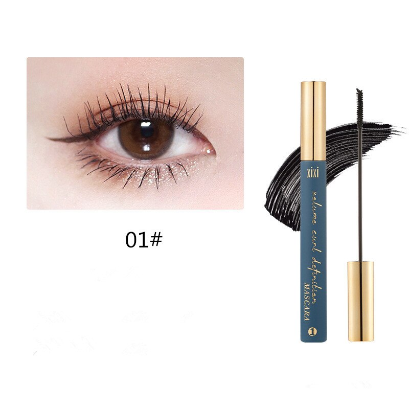 Waterproof Blue Mascara Fast Dry Eyelashes Curls Cosmetics