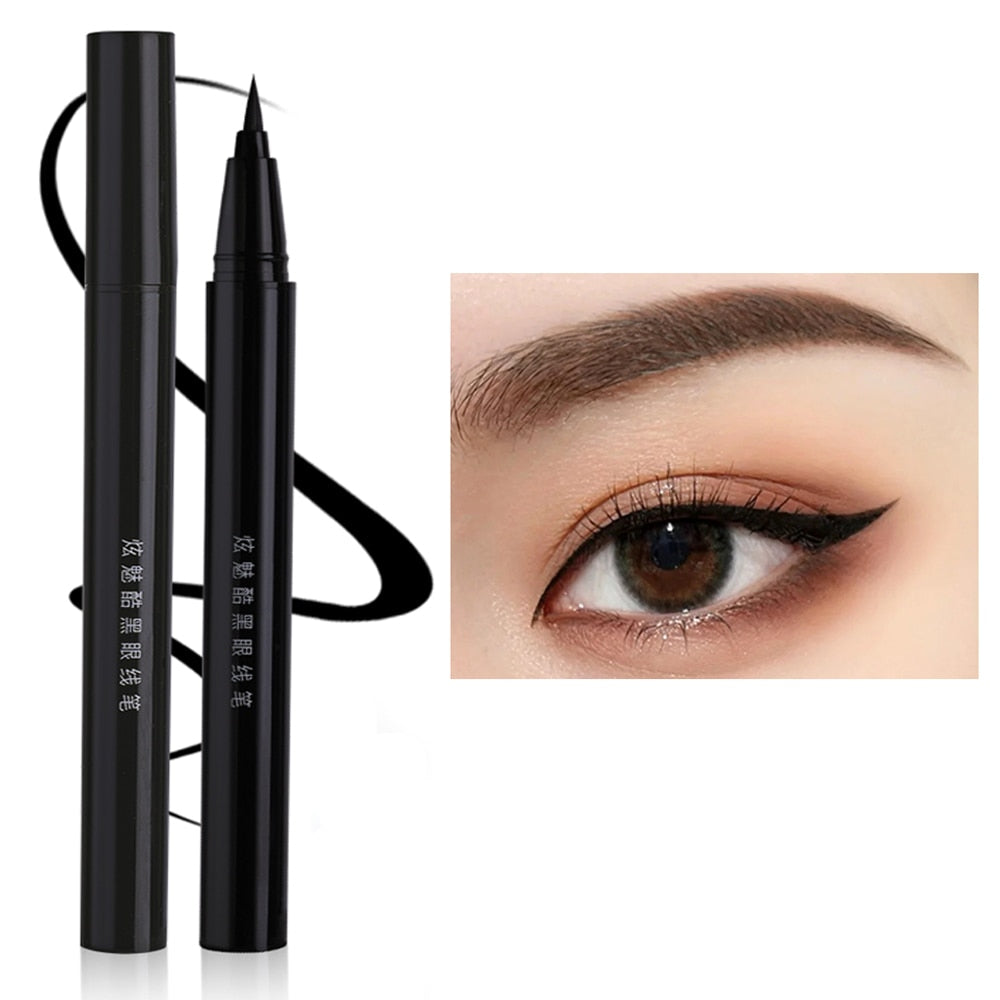 Matte Black Liquid Eyeliner Waterproof Pencil