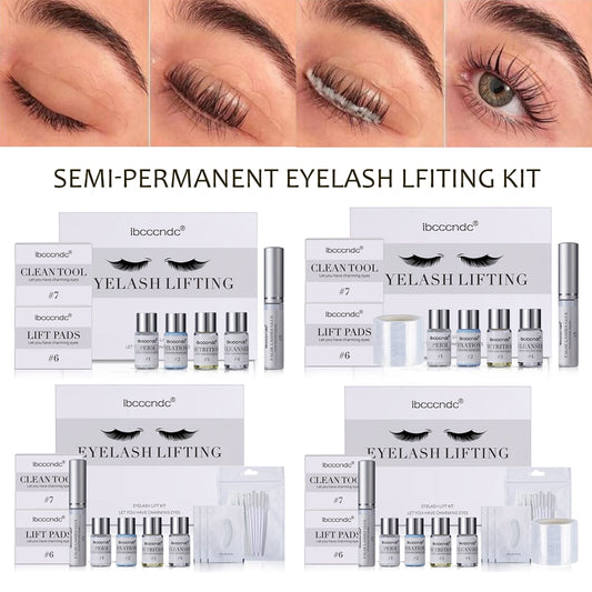 2023 New Lash Lift Set Eyelash Perm Kit Lash Curling Eyelash Extensions Eyelash Makeup Tool Cling Film Lifting Pad Dropshipping
